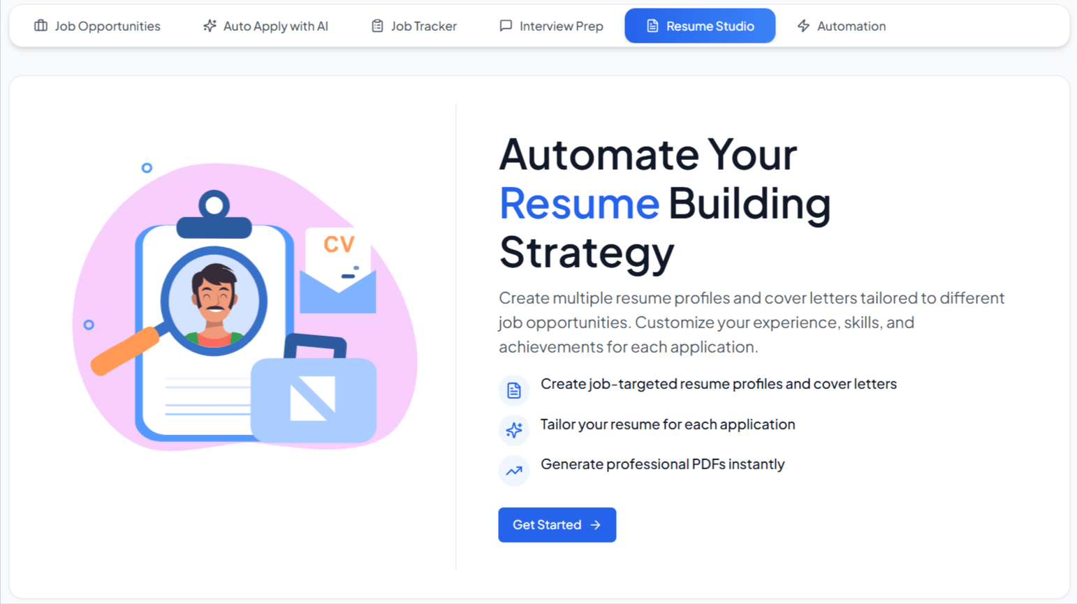 Career coaching illustration
